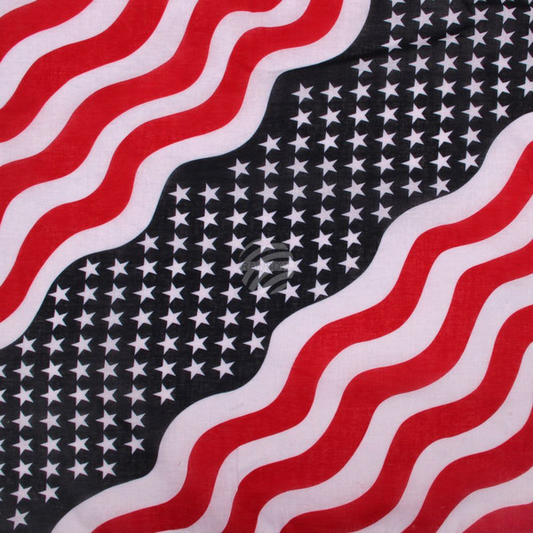 Viper Bandana BA-006a USA Flag n.o 2, 50x50cm, 100% Cotton